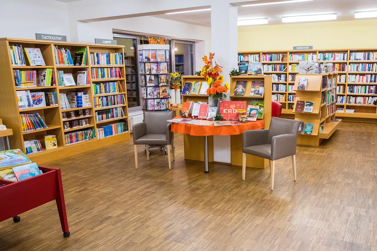 CLC bookshop in the mall in Indonesia
